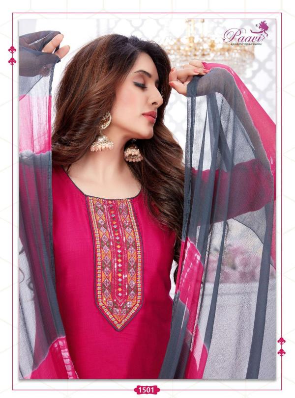 Paavi Opera Vol 15 Readymade Designer Suit Collection